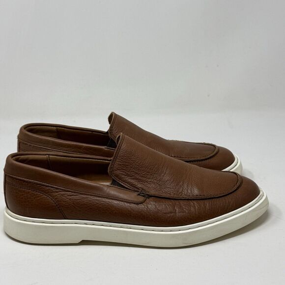 Allen Edmonds Hayes Loafer Sneakers Shoes Mens 11 D Brown Leather Casual Preppy main image 7